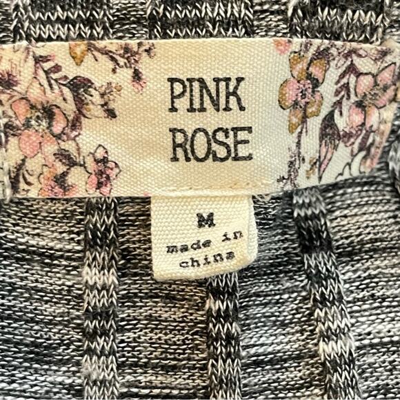 Pink Rose button down full length cardigan‎ medium - Picture 7 of 7